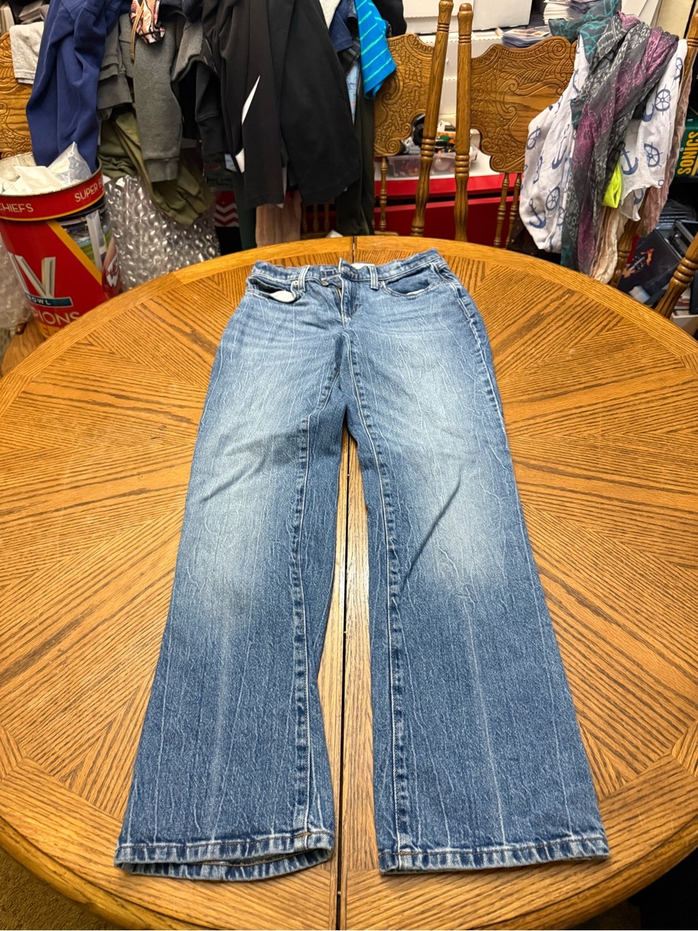 Lucky Brand Light Wash Flared Wide Leg Jeans